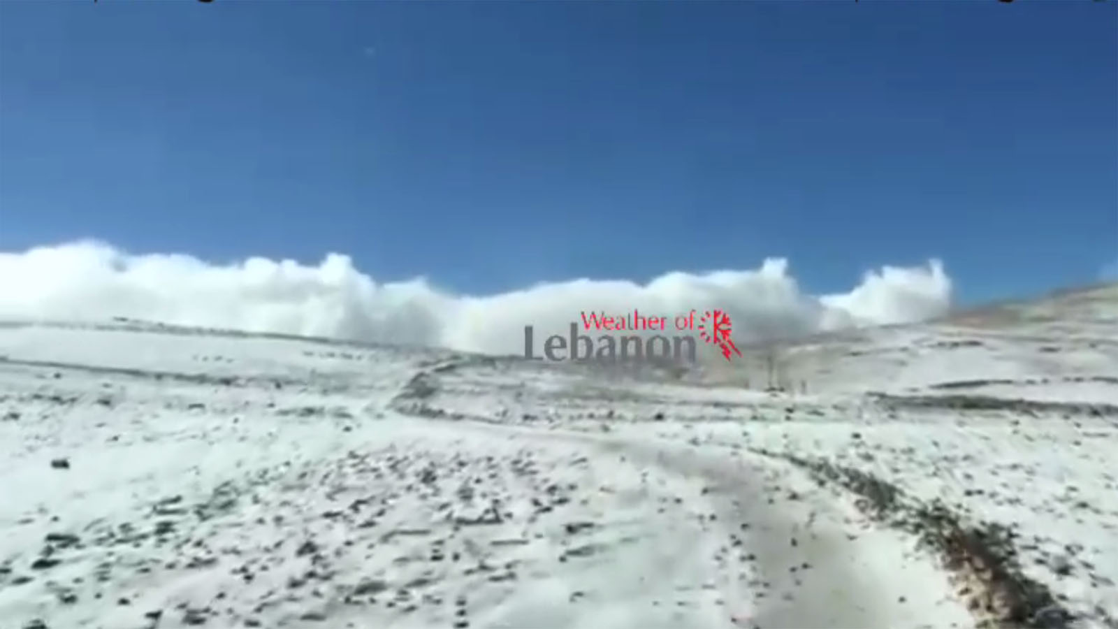 بالفيديو: "الثلجة الأولى" في لبنان