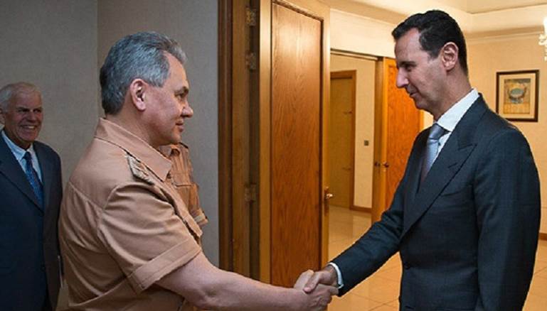 وزير الدفاع الروسي يفاجىء الأسد