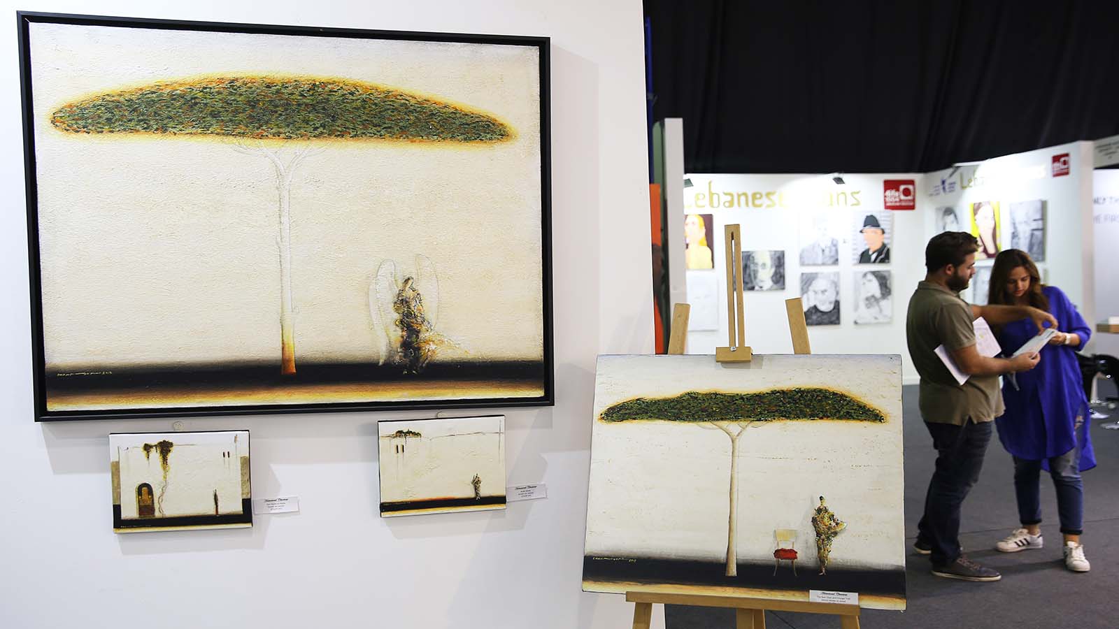 معرض بيروت للفن في البيال(علي علوش)