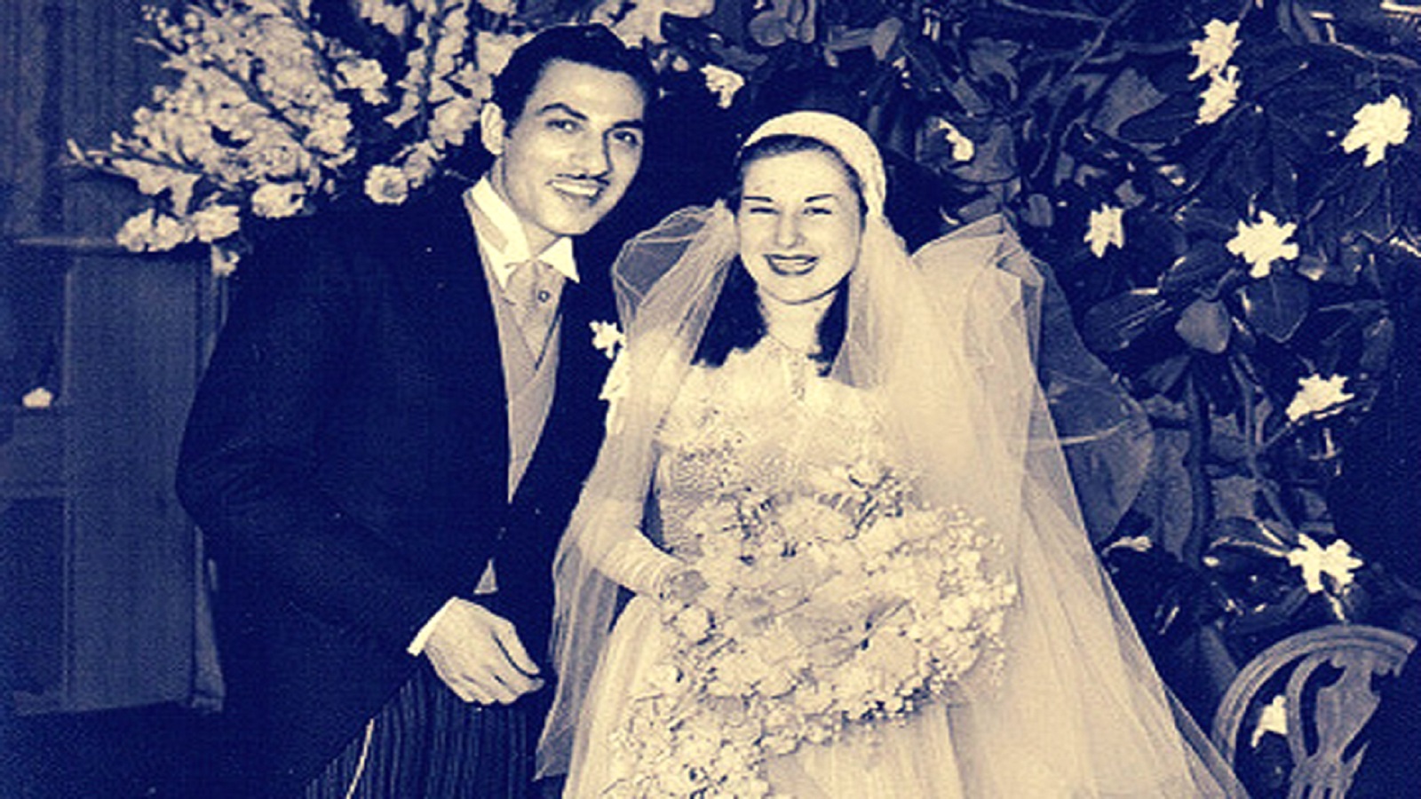 - الأميرة فتحية وزوجها رياض غالي، 1950.