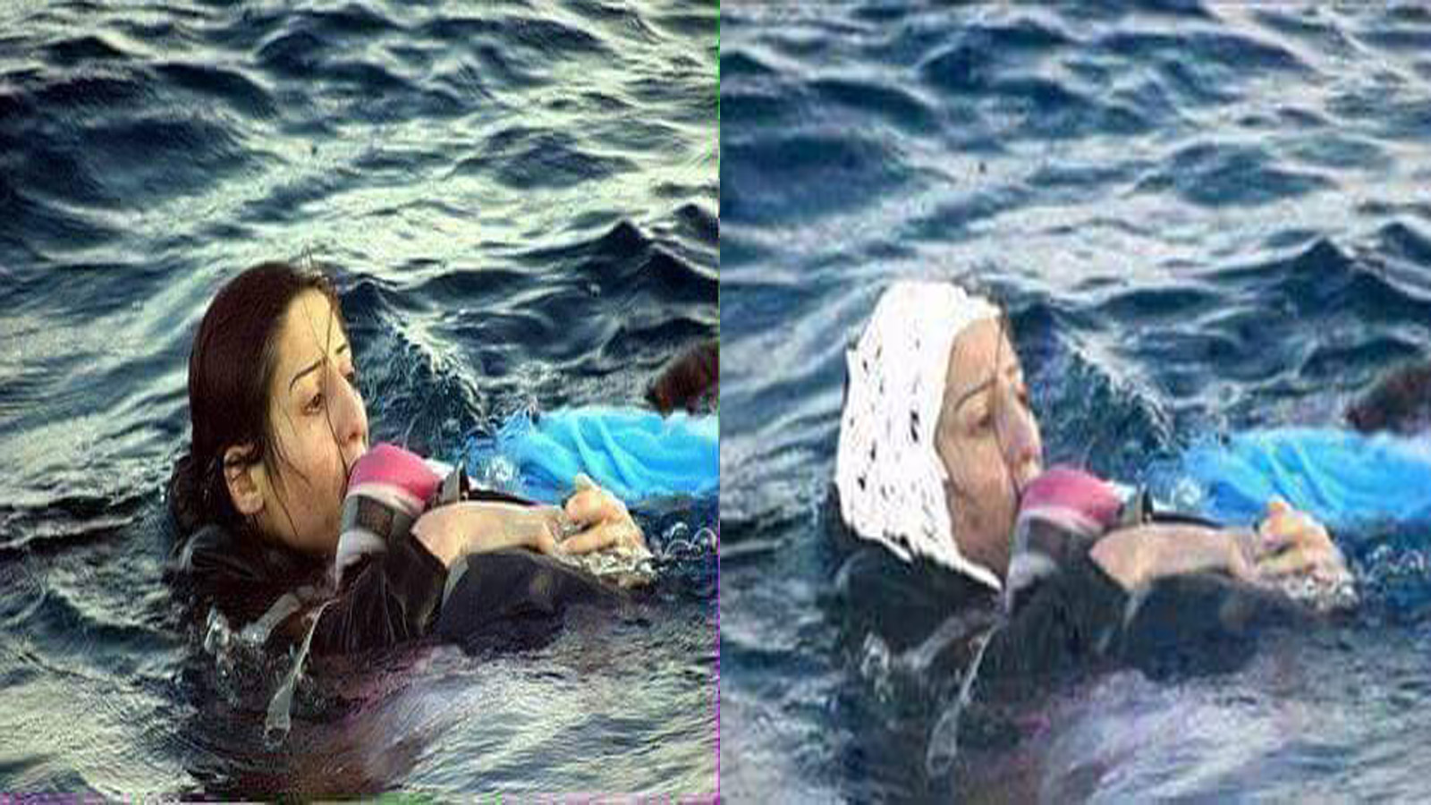 "تحجيب" لاجئة سورية قتلها البحر: طقوس "داعش" في يومياتنا