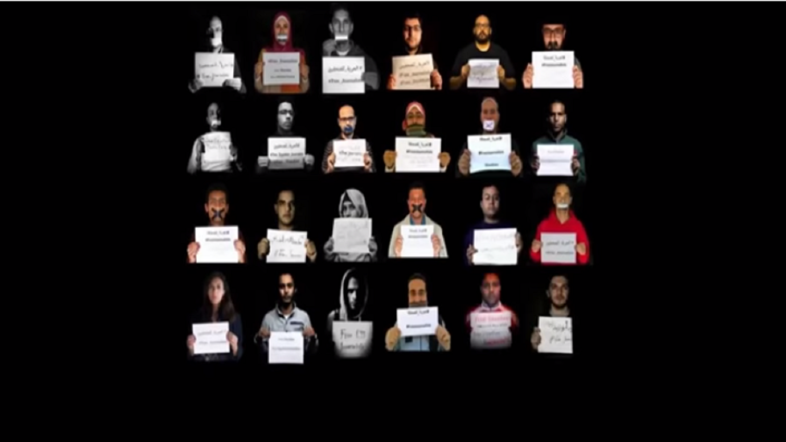 فيلم "تحت التهديد" للتضامن مع صحافيي مصر