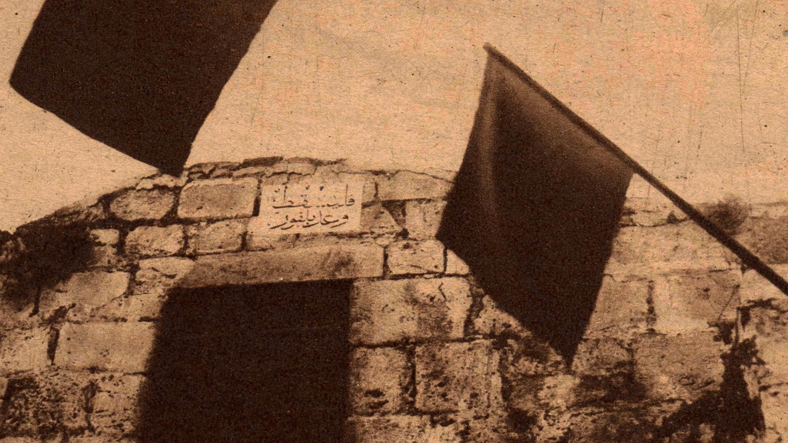 "فليسقط وعد بلفور"، فلسطين، 1929.