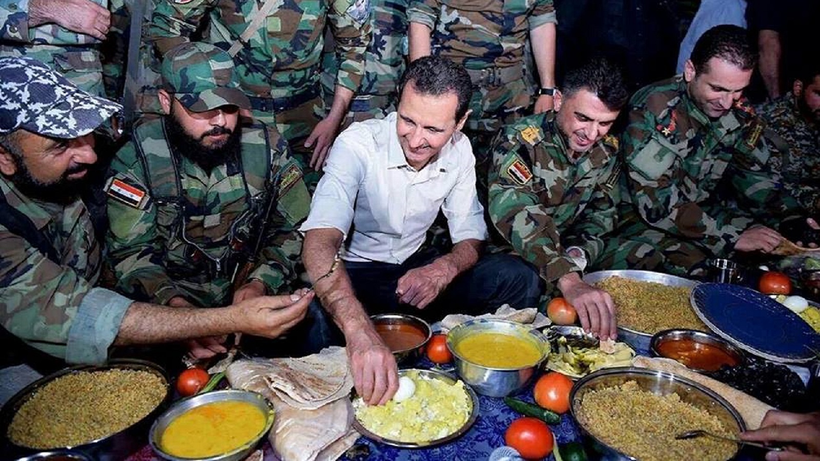 صورة الأسد في مرج السلطان لإلغاء صورته في حميميم