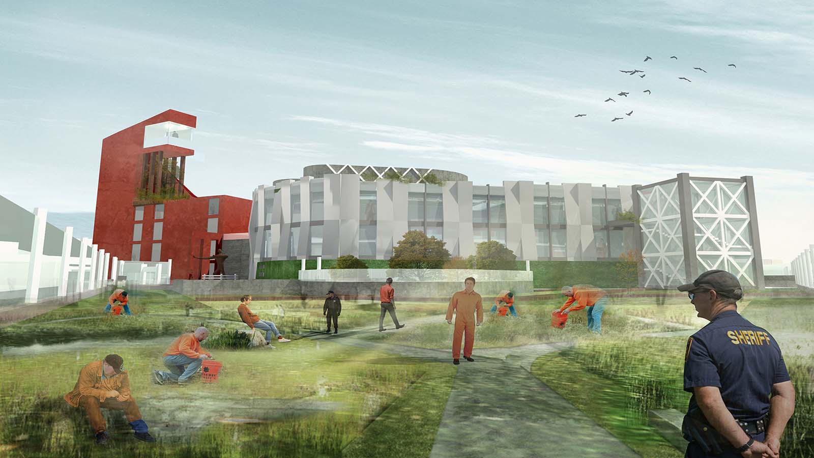 مشروع المعمار جاد الحاج: السجن كمكان "اجتماعي"