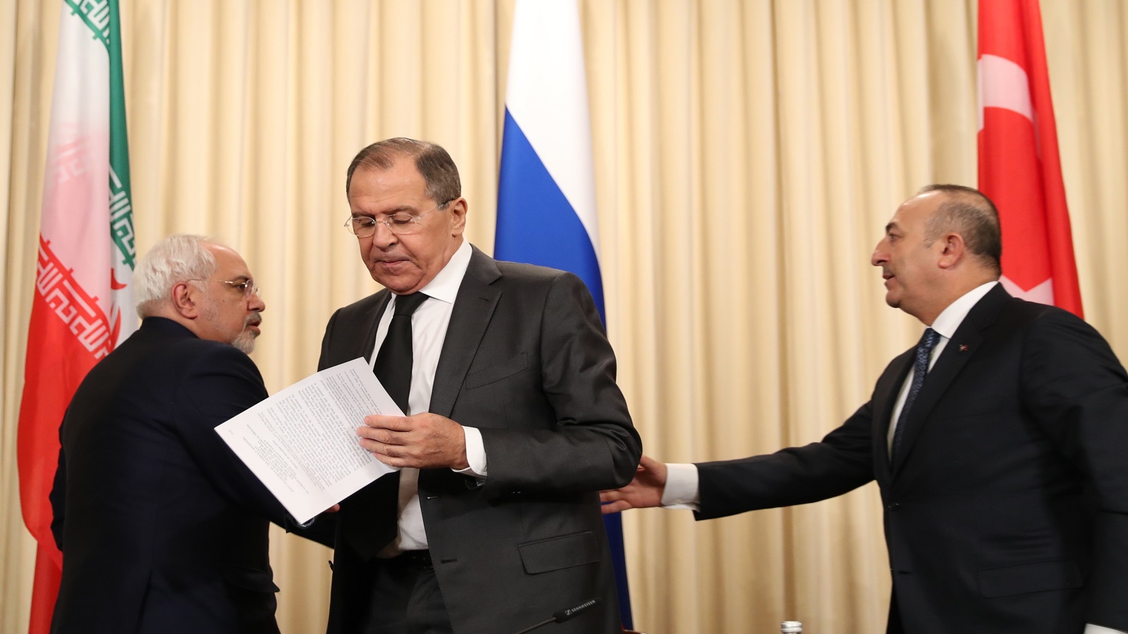 لافروف: اتفاق روسي-إيراني-تركي على القضايا الرئيسية السورية