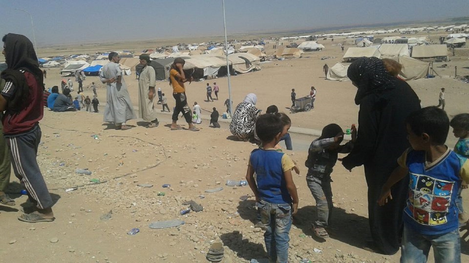 يتواجد في المخيمات حوالي 86400 مدني من مناطق سوريا الشرقية