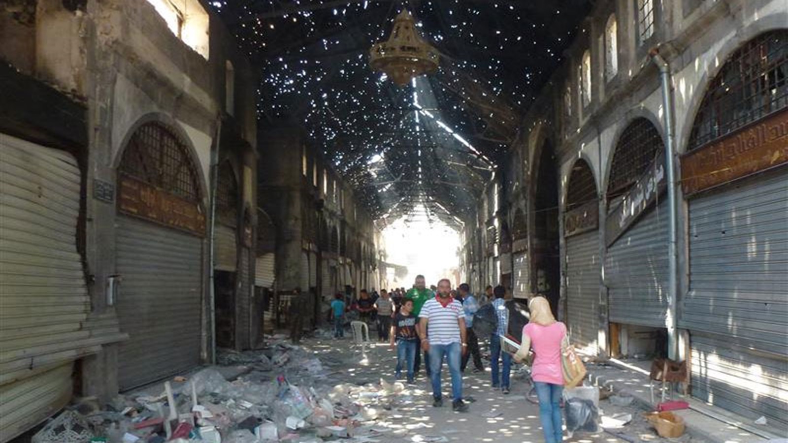 "أمانة" أسماء الأسد تستولي على أسواق حمص التراثية