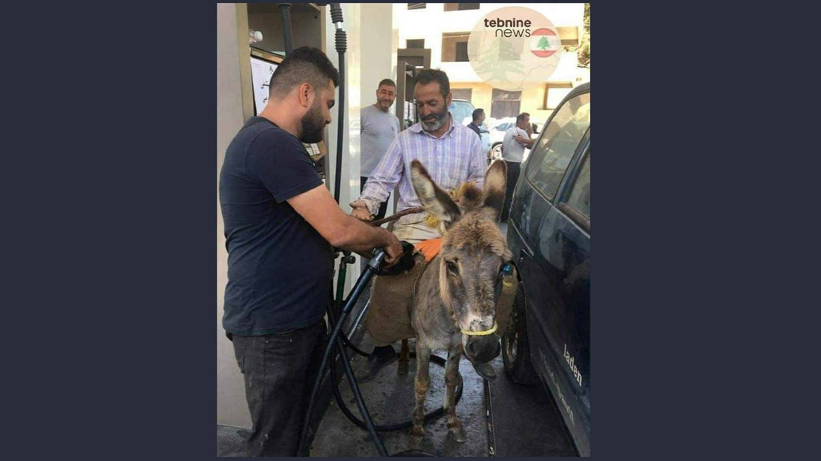 لبنان: على الحمار لتعبئة غالون بنزين