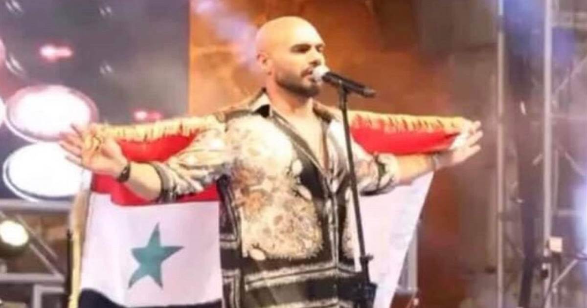 Controversy surrounds Lebanese singer Joseph Attieh’s use of Syrian flag at concert