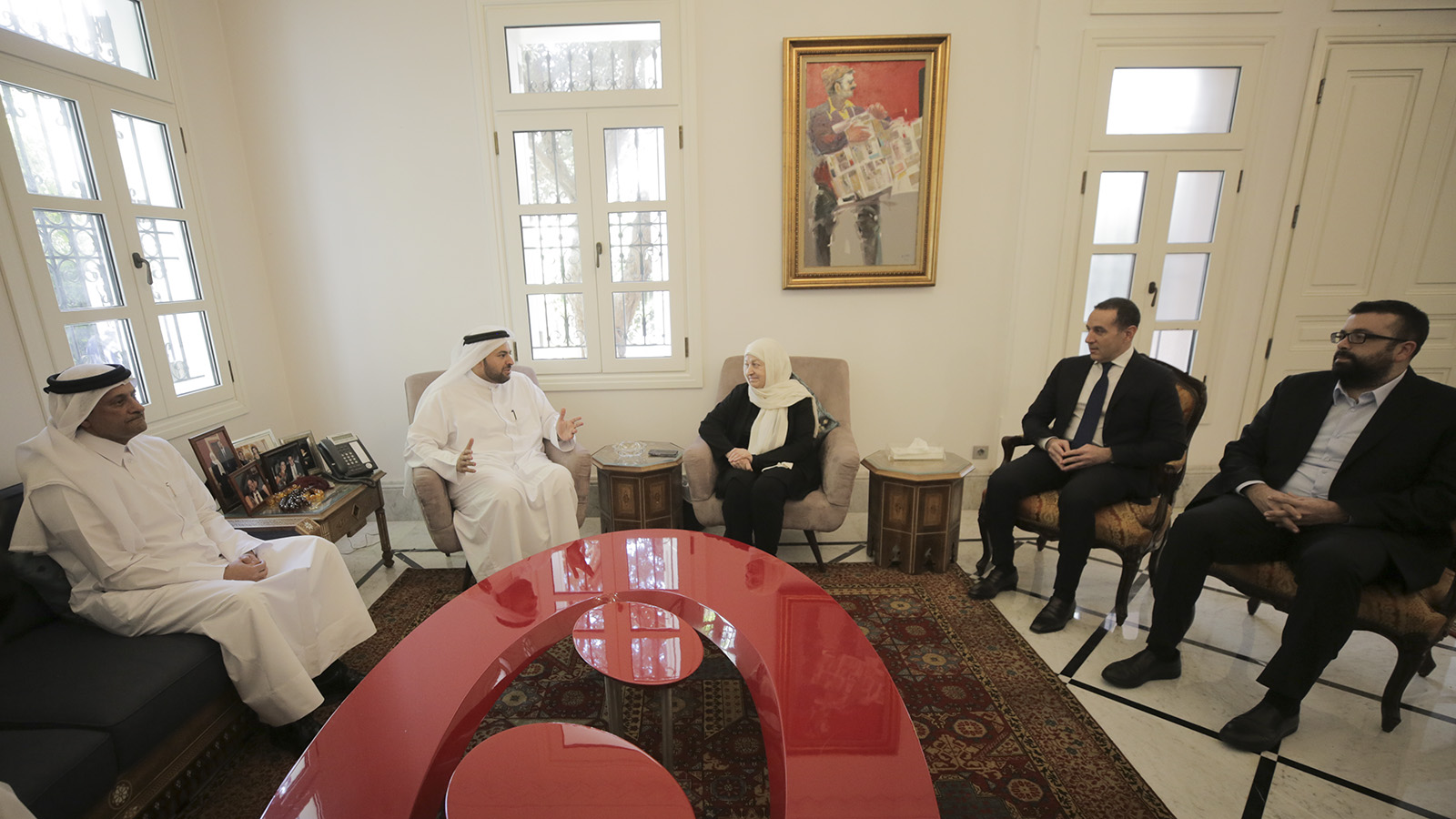 وزير الدولة القطري في بيروت: زيارة خاصة وسريعة