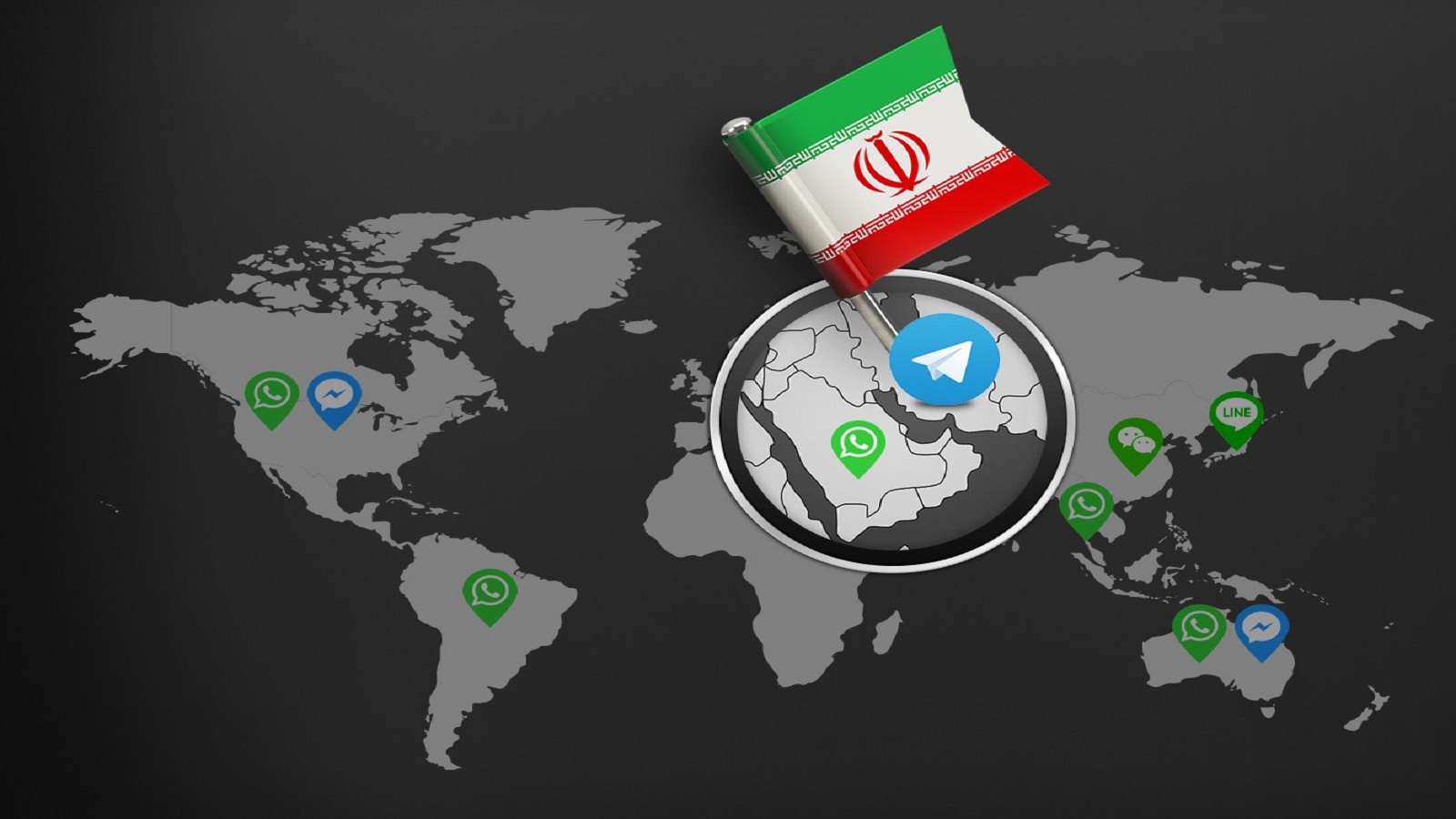 روحاني وراء حجب "تيليغرام" في إيران