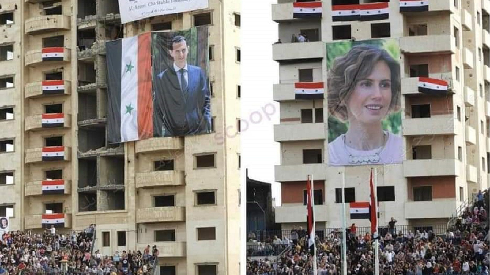 حمص: إذلال تحت صورة أسماء الأسد