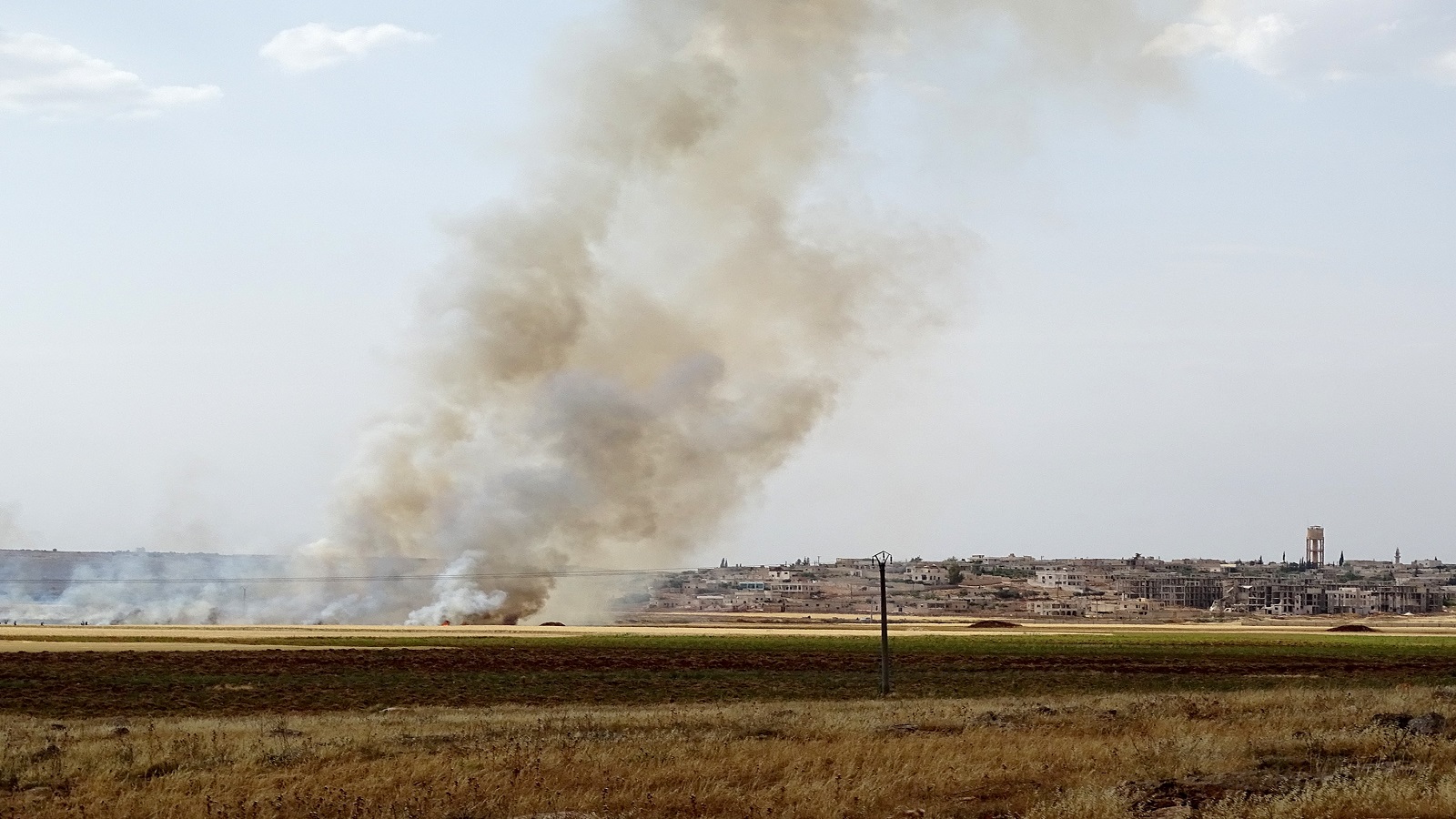 الحرائق الزراعية في سوريا:تراجعت هذا العام..وزادت خسائر الفلاحين