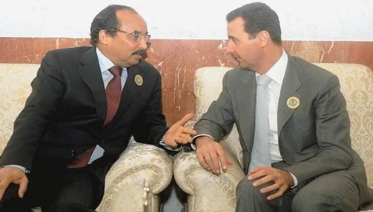 الرئيس الموريتاني يلتقي الأسد.. مبعوثاً إماراتياً