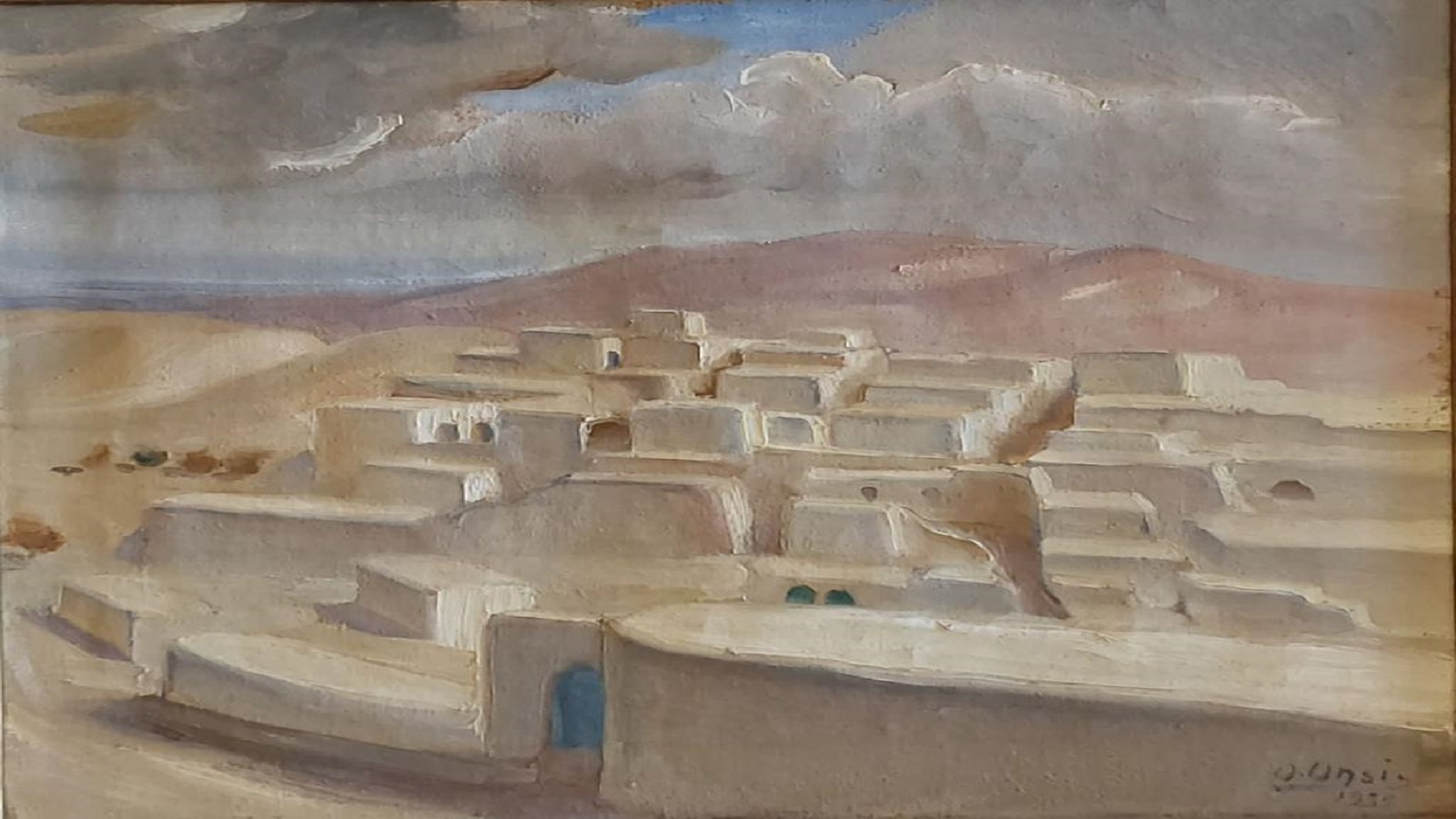"مشهد من جبل الدروز" عمر الأنسي