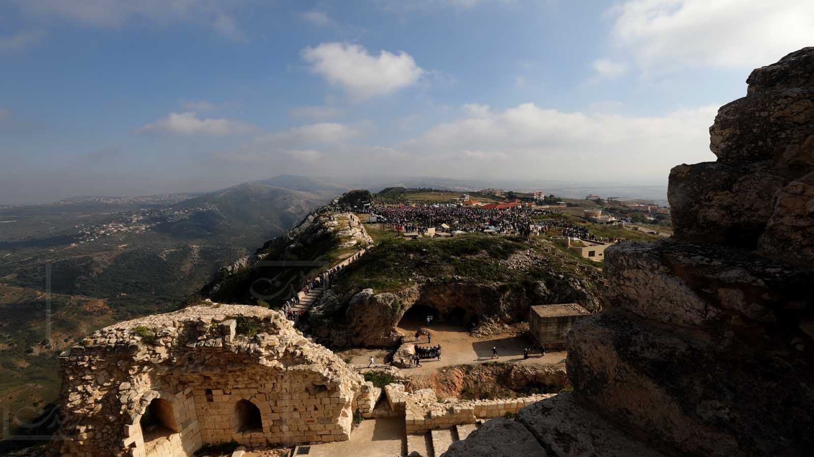مهرجان العودة في قلعة الشقيف في الجنوب اللبناني (علي علوش)