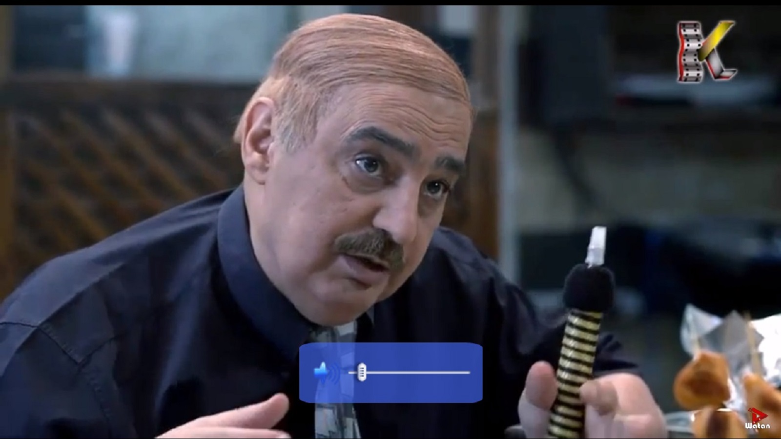 عباس النوري في لقطة من مسلسل "عناية مشددة"