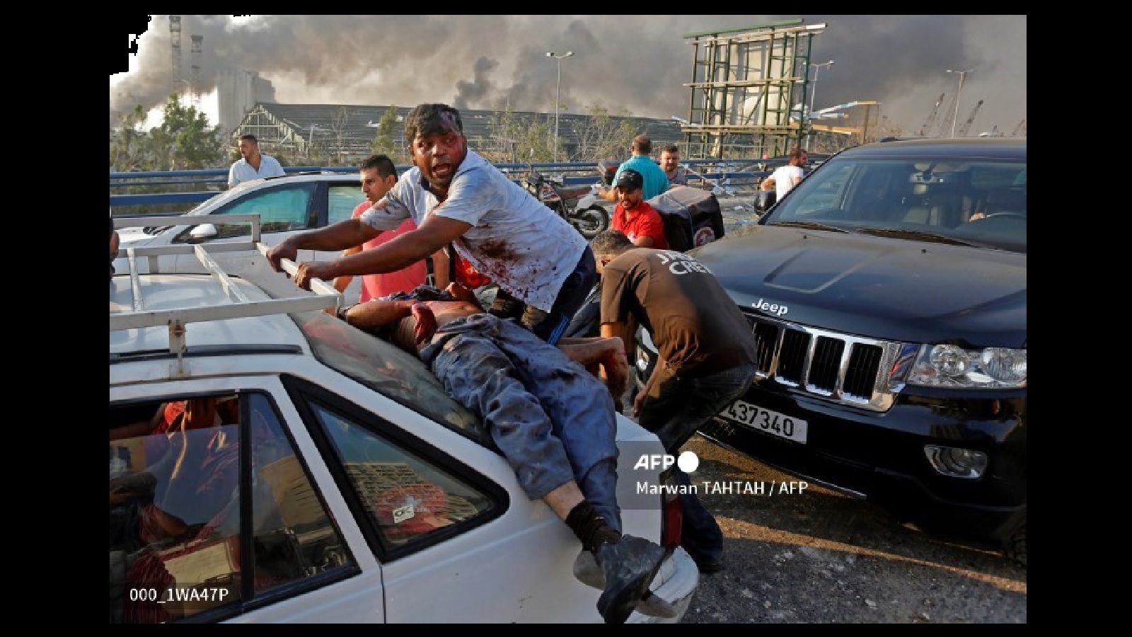 مروان طحطح، من بين صور العام في AFP