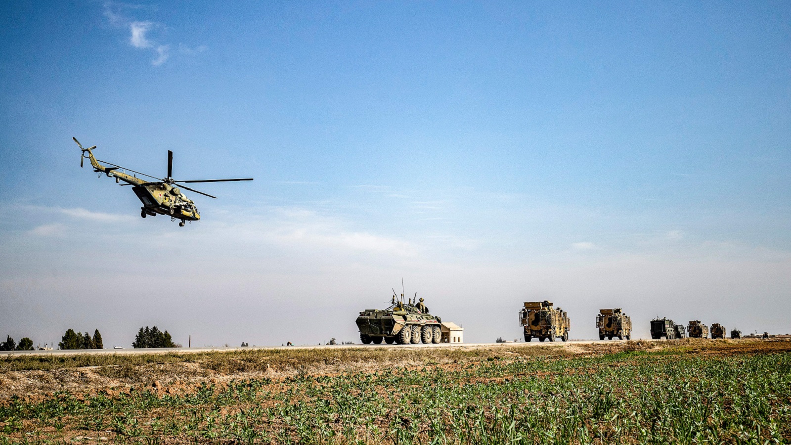 الحسكة:دورية عسكرية روسية-تركية..تجوب مناطق سيطرة قسد
