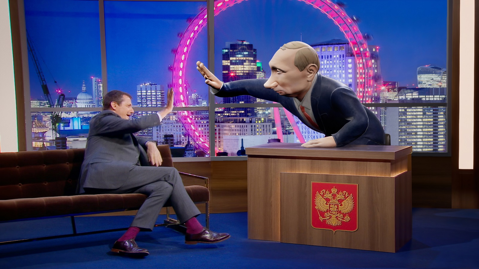 بوتين مُحاوِراً تلفزيونياً في "بي بي سي"