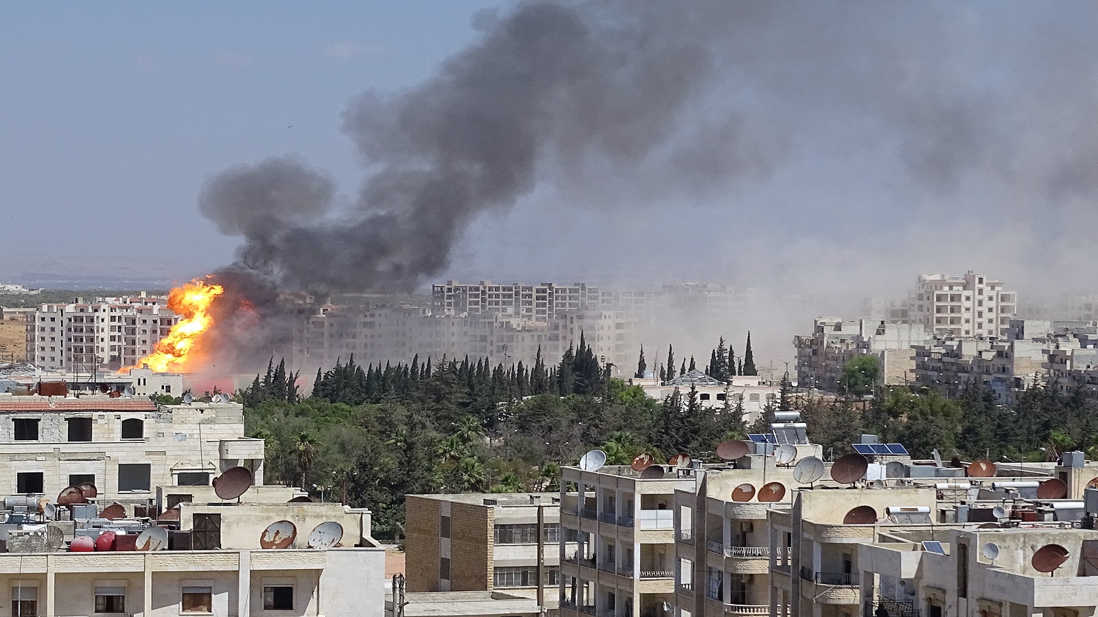 مجزرة لـ"التحالف"..والطيران الروسي يستهدف ريفي حلب وإدلب