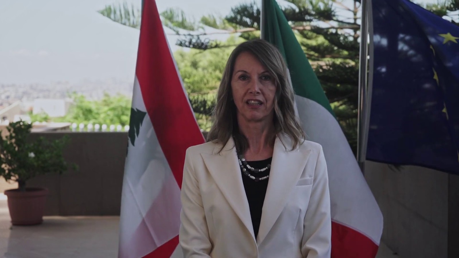 ما الذي قالته السفيرة الإيطالية لجاليتها وللمواطنين اللبنانيين؟