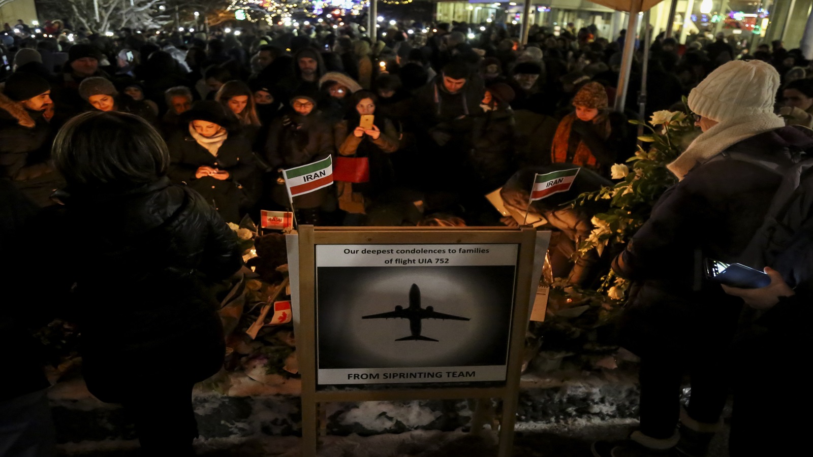 السجن لإيراني تضامن مع ضحايا الطائرة الأوكرانية