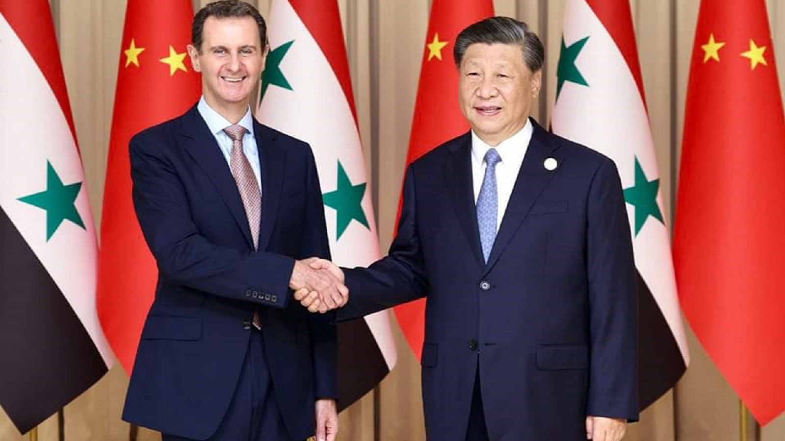 الرئيسان الصيني والسوري:إعلان شراكة استراتيجية بين البلدين 