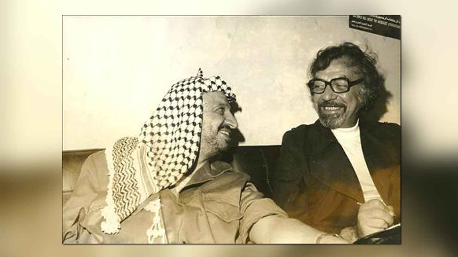 اريك رولو والرئيس الفلسطيني الراحل ياسر عرفات