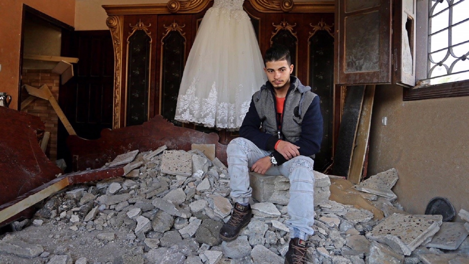 من خان شيخون إلى غزة: عروس سوريّة استُقبلت بالقصف
