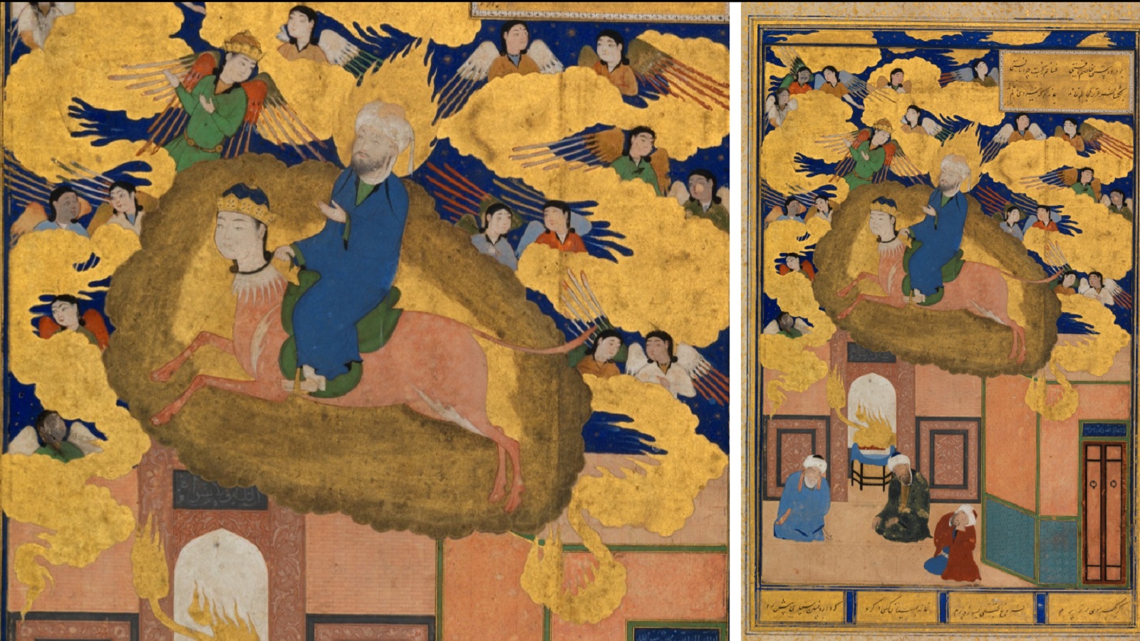  منمنمة تعود إلى نسخة من "بستان سعدي"، بخارى، النصف الأول من القرن السادس عشر، متحف متروبوليتان، نيويورك.