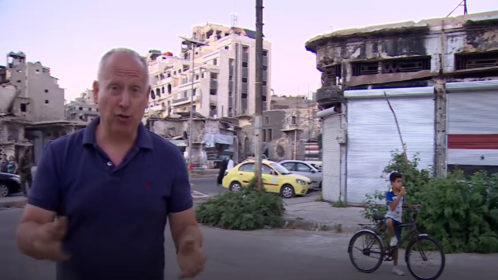 مراسل بي بي سي في عداد الجولة الاعلامية الروسية في سوريا