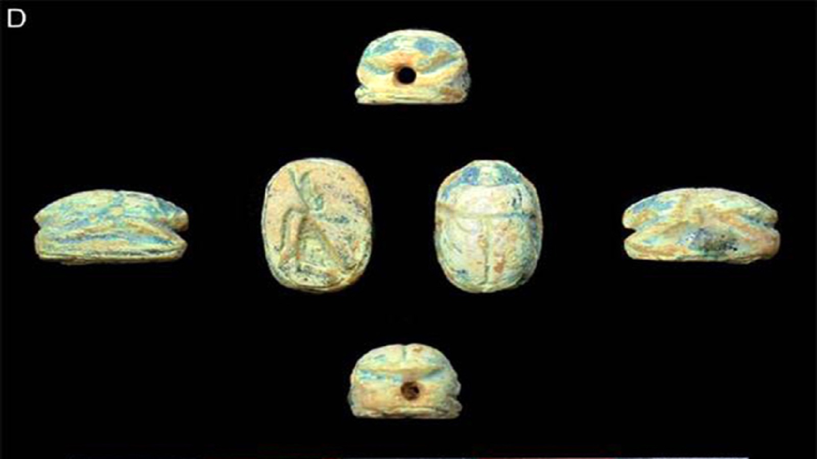   قطعة مصرية من مجموعة اللقي التي تعود إلى هذا الموقع.