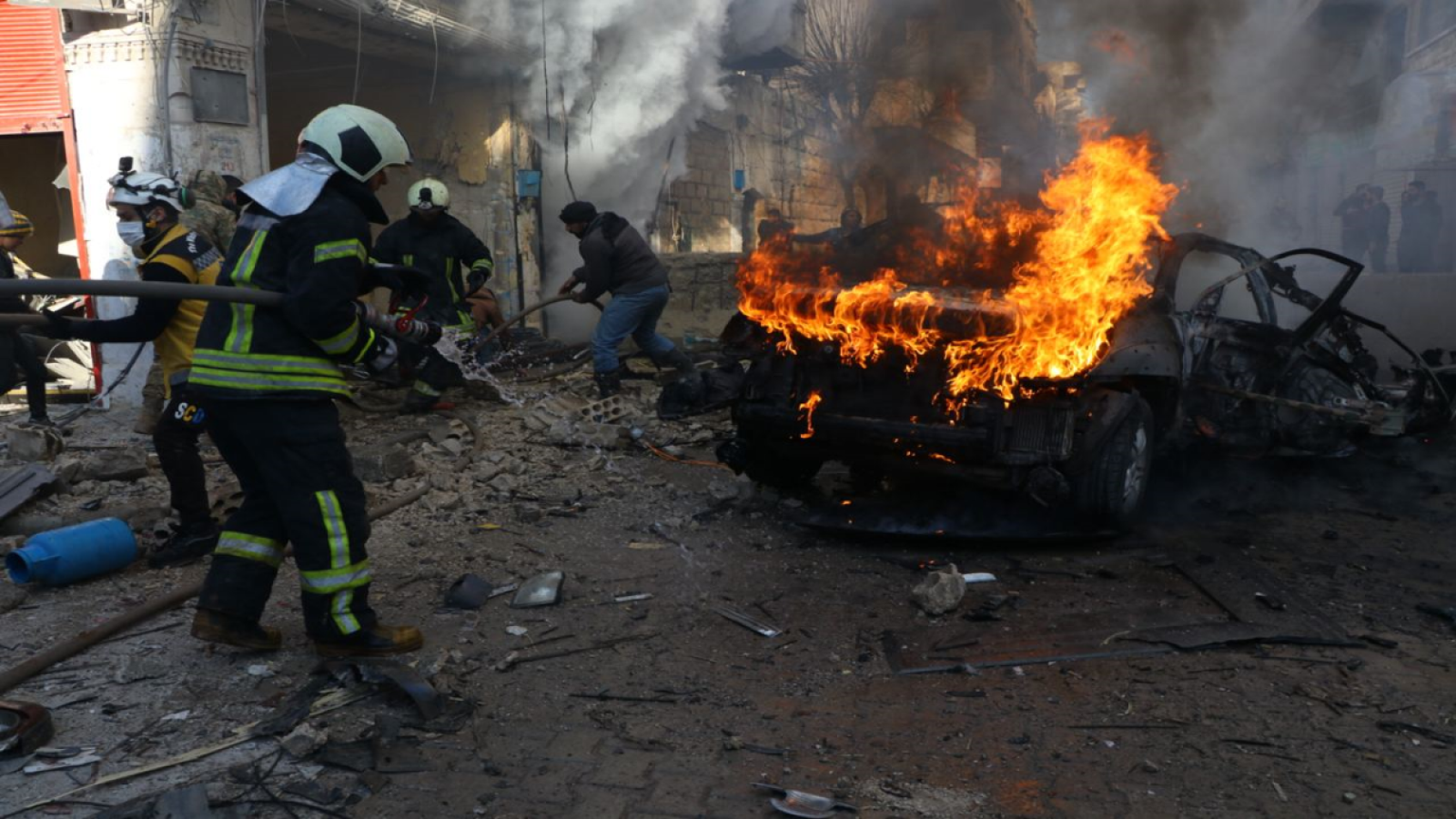 عفرين: مقتل 6 مدنيين باستهداف صاروخي مصدره قسد والنظام