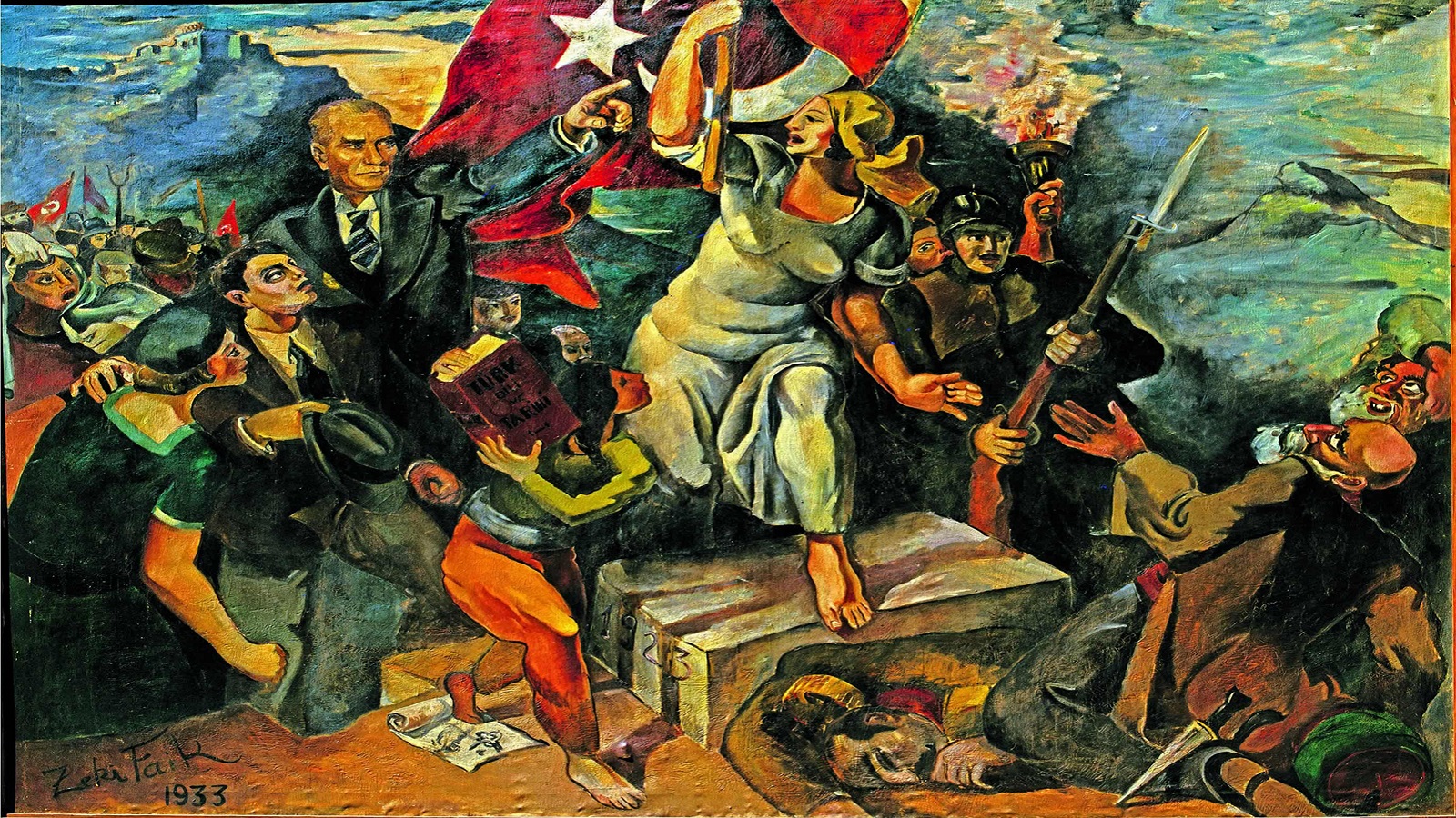 زكي فايق، "الانقلاب"، 1933.