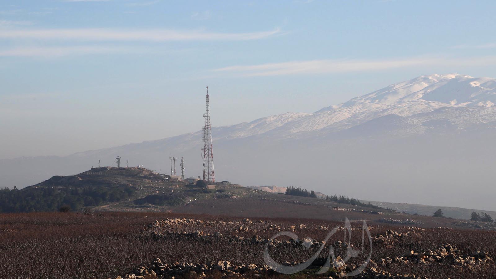 الشريط الحدودي ما بين كفركلا والعديسة في جنوب لبنان (عزيز طاهر)