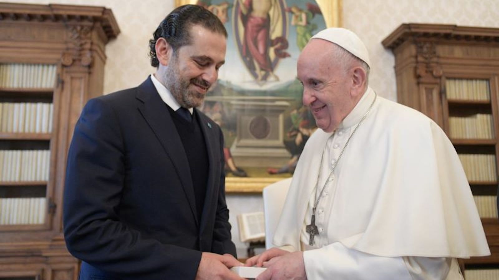 الحريري من الفاتيكان: البابا يزور لبنان بعد تشكيل الحكومة