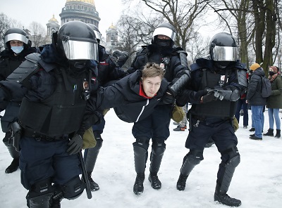 روسيا: اجتجاجات للمطالبة بالإفراج عن نافالني