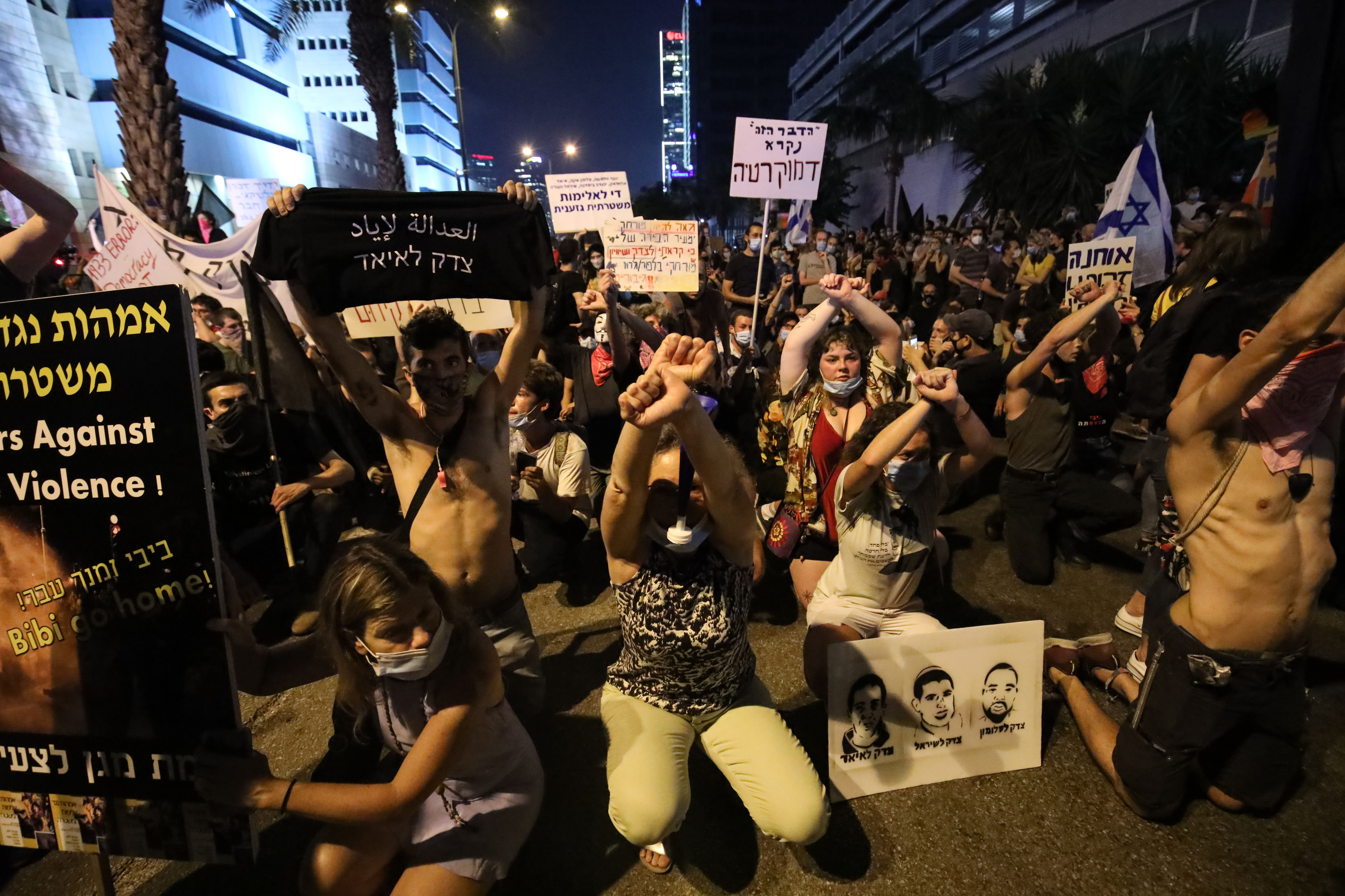 إسرائيل احتجاجات ضد نتنياهو 