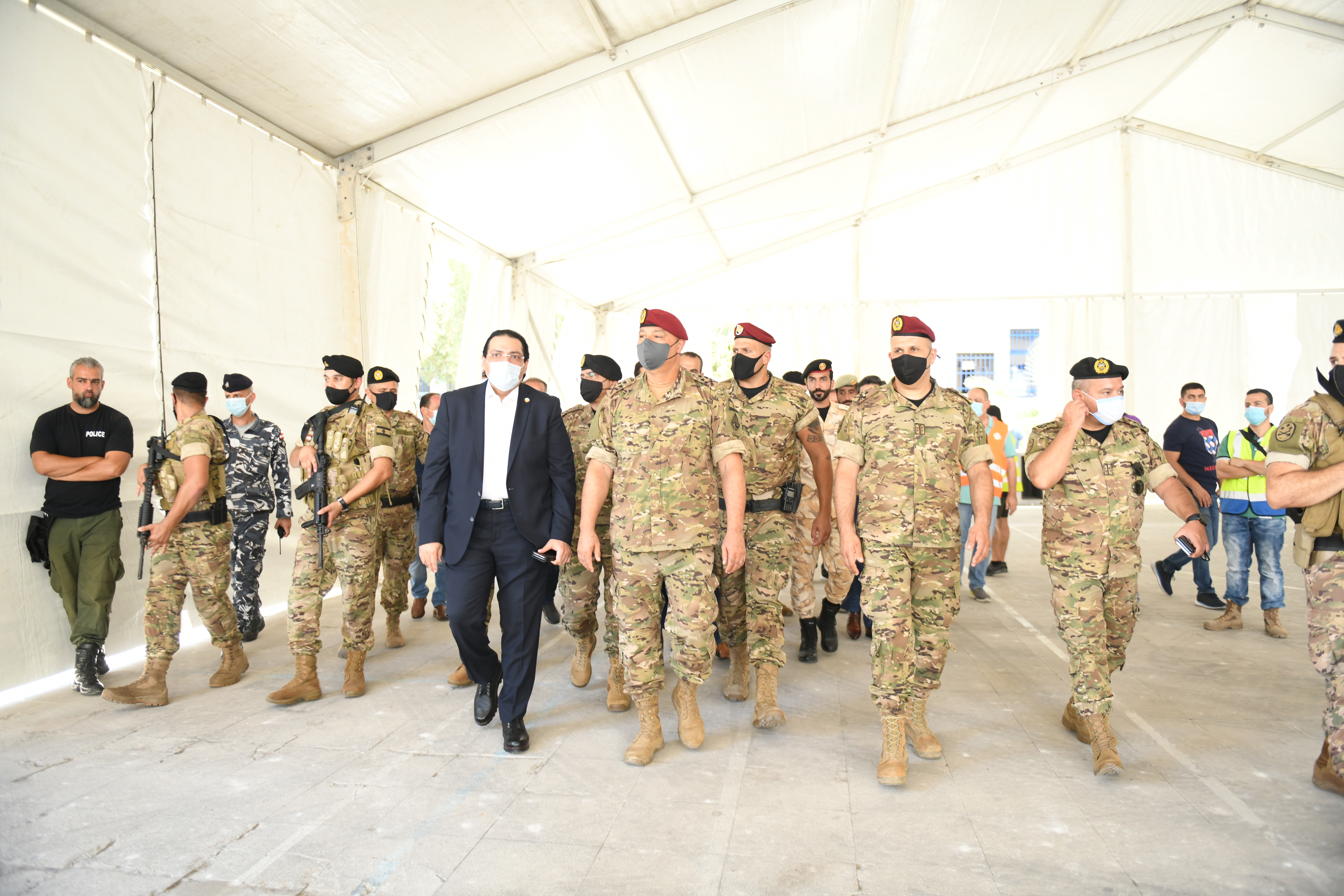 السفير القطري وقائد الجيش اللبناني